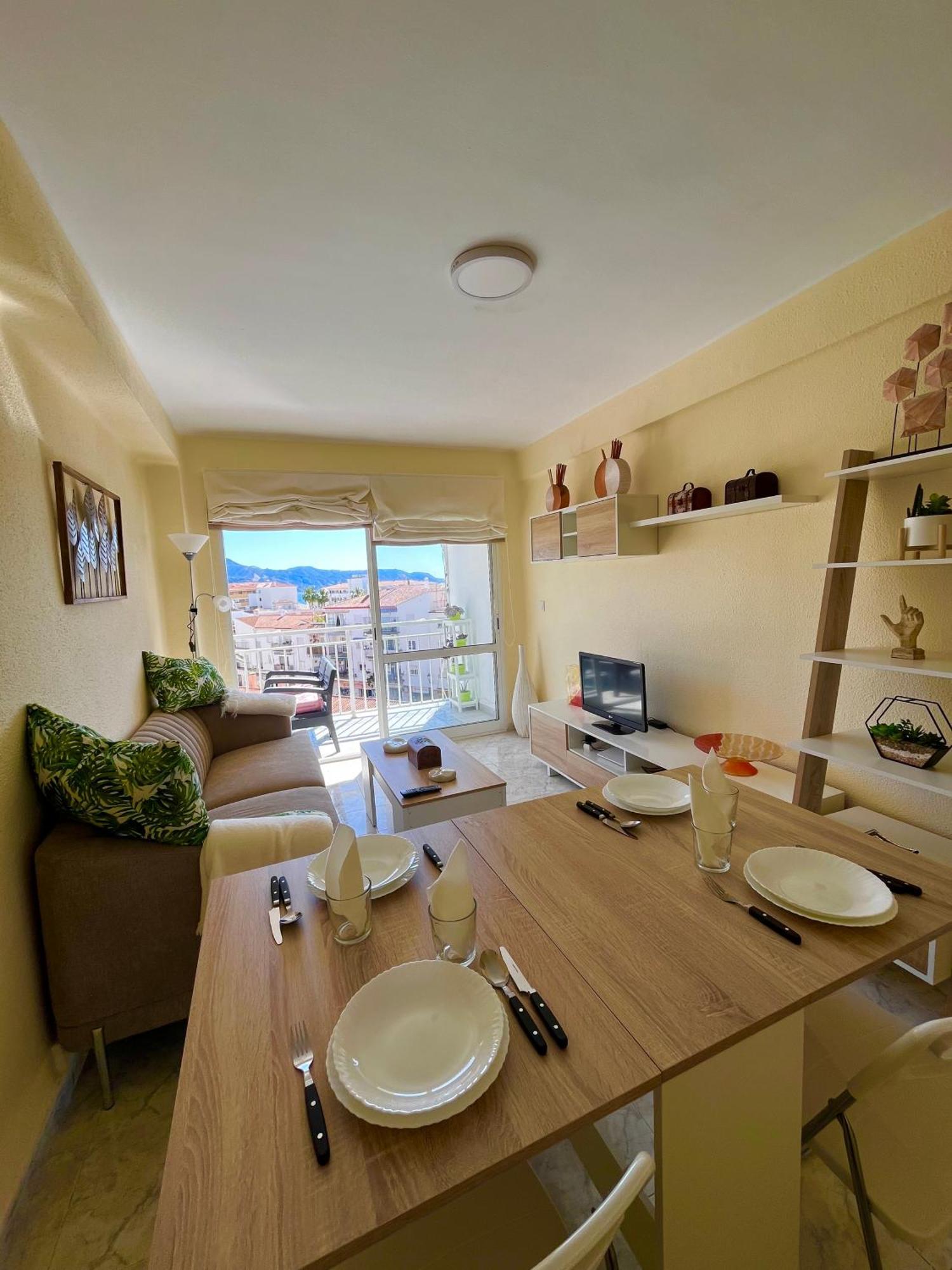 Wonderful Flat With Seaview In Nerja Daire Dış mekan fotoğraf